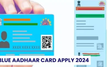 Blue Aadhaar Card